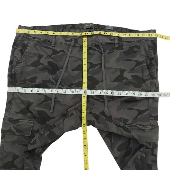 Torrid Cargo Camo Pants Womens 3 Regular Gray Feel The Fit Stretch Comfort - Picture 10 of 11